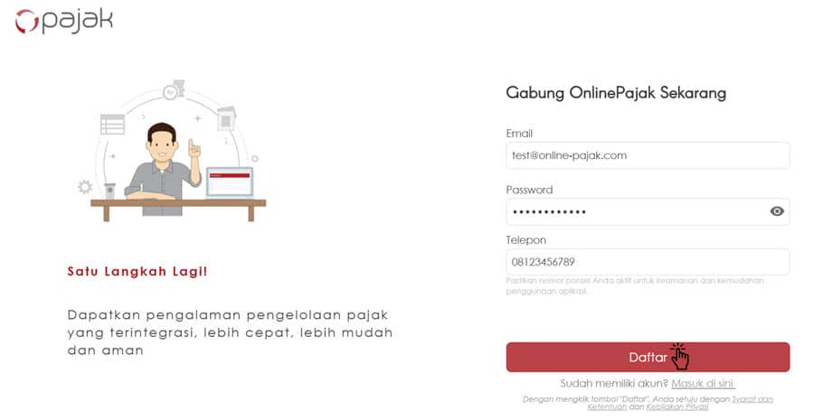 daftar aplikasi pajak online