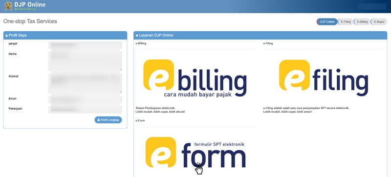 cara mengisi spt tahunan badan : formulir SPT 1771 dan lampirannya pada e-Form DJP Online