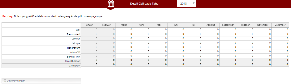 perhitungan pph 21