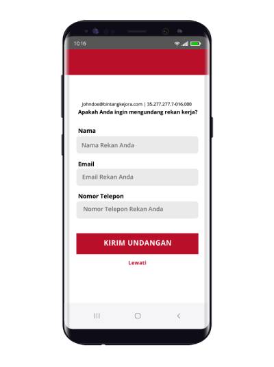 Fitur User Invitation pada aplikasi OnlinePajak Mobile