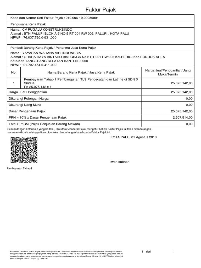 Jenis Dan Contoh Invoice Dalam Transaksi Bisnis Apa Saja