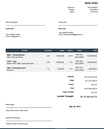 Dalam proses transaksi, pihak penjual akan menerbitkan sales order untuk pihak pembeli. Apa itu sales order? Cari tahu selengkapnya di sini.