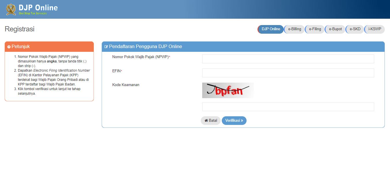 eBilling pajak adalah sistem pembayaran pajak secara elektronik dengan membuat kode billing pajak pada aplikasi SSE pajak online 1, 2, & 3