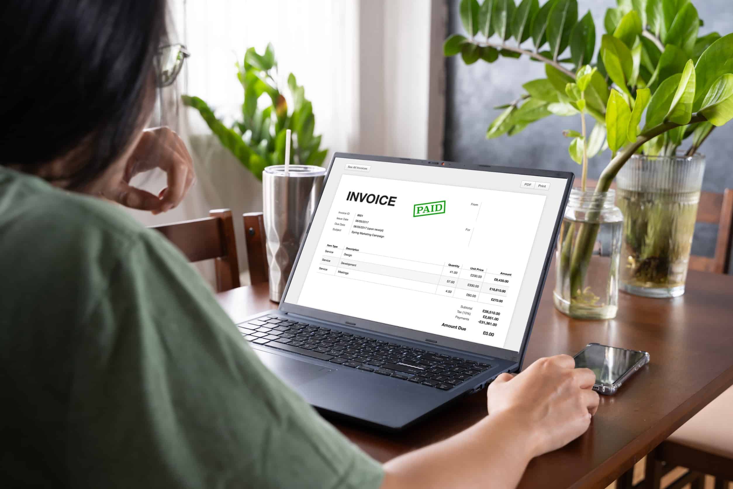 tracking invoice